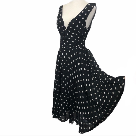 David Pond Dresses & Skirts - David Pond New Zealand Retro Polka Dot Dress